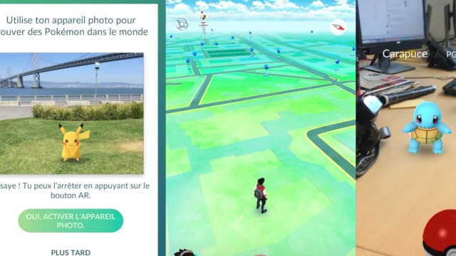 Captures d'écran dans Pokémon Go
