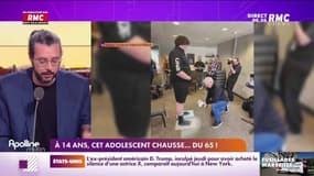 L'histoire de Charles Magnien : À 14 ans, cet adolescent chausse du 65 ! - 04/04