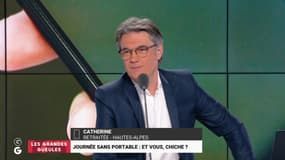 Catherine, retraitée et auditrice des GG : "Je suis accro au téléphone portable !"