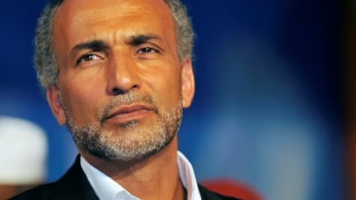 Le théologien musulman suisse controversé Tariq Ramadan à Abidjan, le 6 septembre 2011