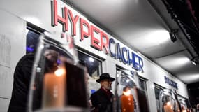 Le supermarché Hyper Cacher situé porte de Vincennes à Paris, le 9 janvier 2022.