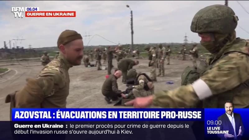 Azovstal: les soldats ukrainiens évacués en territoire pro-Russe