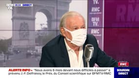 Jean-François Delfraissy répond aux questions de Jean-Jacques Bourdin sur RMC 