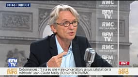 Jean-Claude Mailly face à Jean-Jacques Bourdin en direct