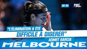 Open d'Australie : "L'élimination a été difficile à digérer" admet Garcia