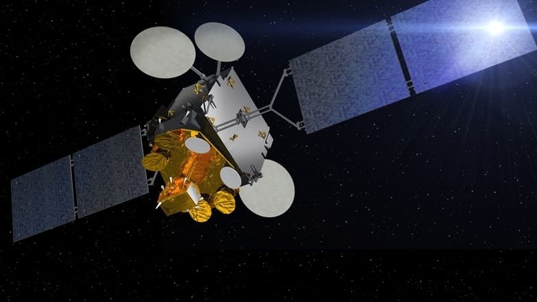 Un satellite (illustration)