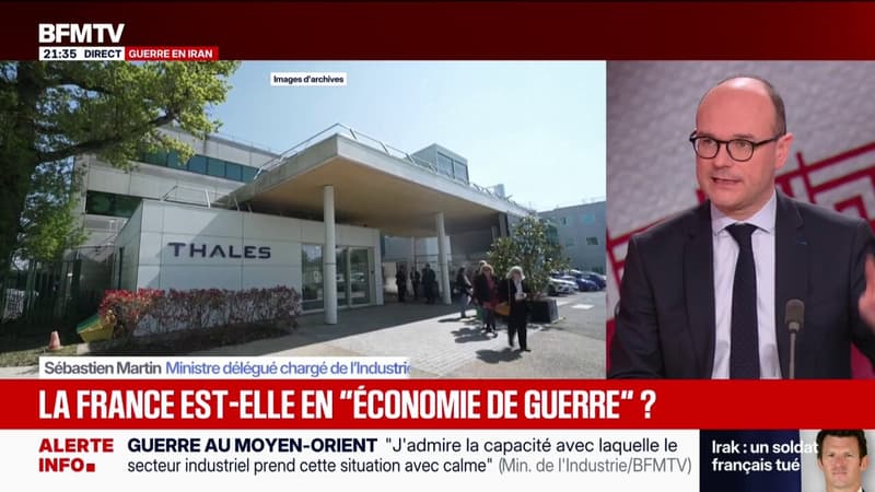 Guerre au Moyen-Orient : "Sur le prix du carburant, on devrait avoir des premiers signes de baisses", annonce Sébastien Martin, ministre délégué chargé de l'Industrie