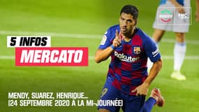 Mendy, Suarez, Henrique… Les cinq infos mercato du 24 septembre 2020 (à la mi-journée)