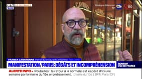 Incompréhension à Paris après les dégâts en marge de la manifestation