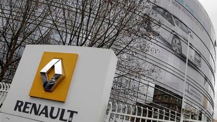 Le siège de Renault, à Boulogne-Billancourt. Le parquet de Paris a confié à la Direction centrale du renseignement intérieur une enquête sur l'espionnage industriel dont la marque au losange se dit victime au profit d'une "puissance étrangère". /Photo pri