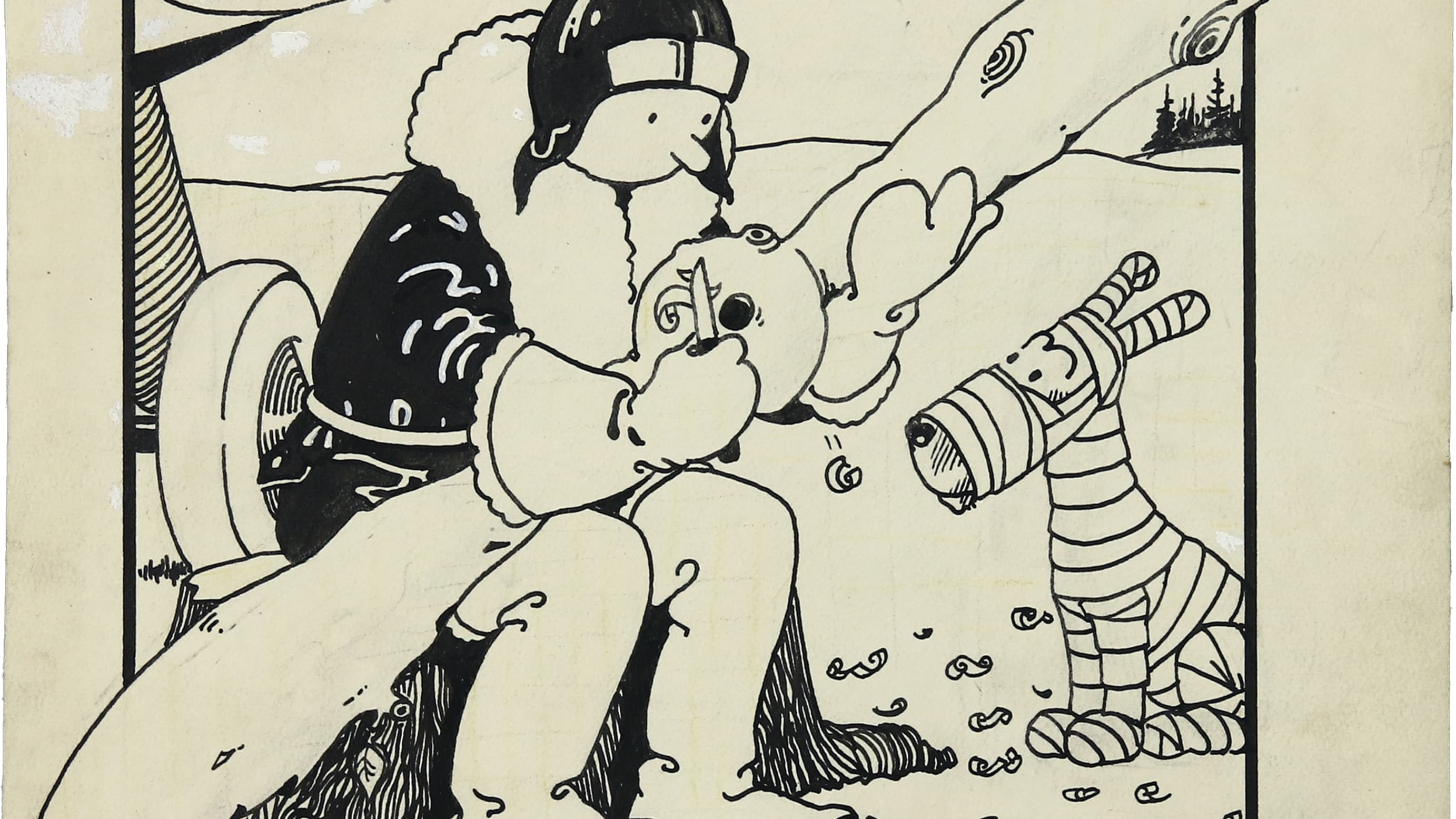 La première apparition de Tintin sur une couverture