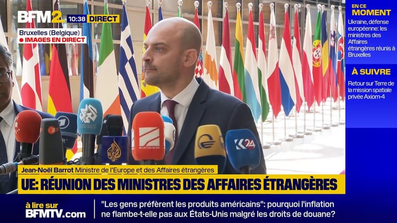 Israël: Jean-Noël Barrot appelle Bruxelles à 