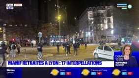 Manif retraites à Lyon: 17 interpellations