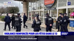 Marseille: la préfète de police visite le dispositif de police pour les fêtes