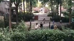 Le jardin Rébeval dans le 19e arrondissement de Paris