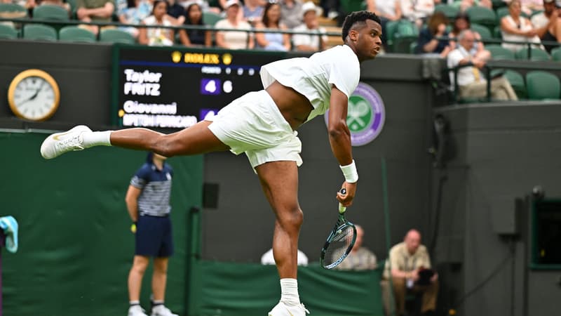 Wimbledon: Mpetshi Perricard bat le record du service le plus rapide... mais perd le point