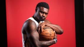 Zion Williamson lors du media day des Pelicans, le 23/09/2025