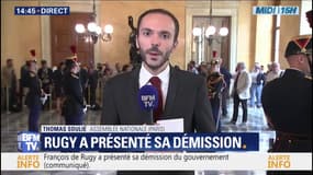 La démission de François de Rugy est une énorme surprise pour les députés à quelques minutes de son passage à l'Assemblée nationale