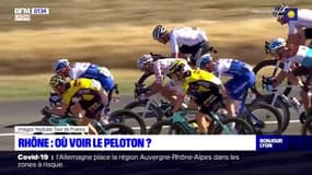 Tour de France: où voir le peloton dans le Rhône?
