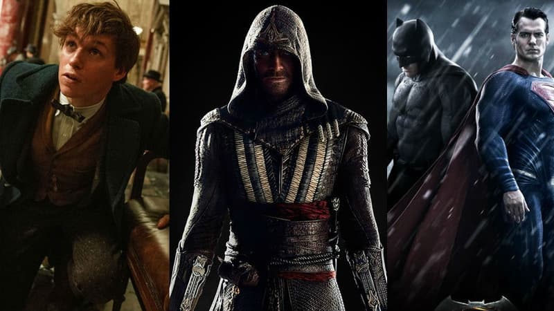 "Les Animaux Fantastiques", "Assassin's Creed" et "Batman v Superman" sortiront tous en 2016.