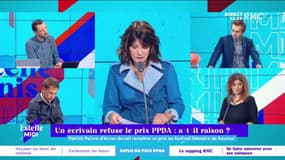 "Non seulement cet écrivain a la grâce de l'écriture mais il a une conscience et des valeurs morales. Je ne comprends pas comment on peut accepter ce prix." Emmanuelle Dancourt salut Thibault de Montaigu pour avoir refusé le prix PPDA. 