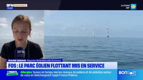 Fos : le parc éolien flottant mis en service
