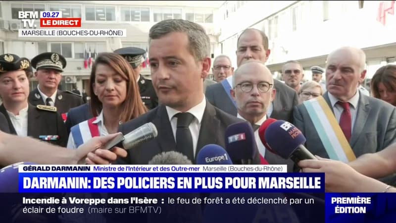 Renforts policiers à Marseille: pour Gérald Darmanin, 