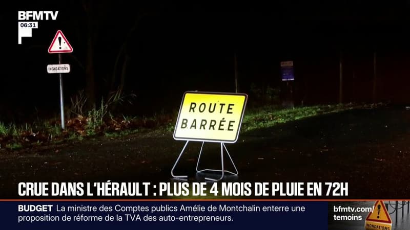 À Montpellier, en quelques heures, il est tombé l'équivalent d'une semaine de pluie