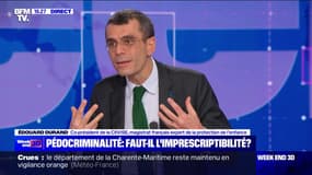 Pédocriminalité: "Il y a 160.000 enfants chaque année dans notre pays qui sont victimes de violences sexuelles et 3% des pédocriminels sont déclarés coupables", rapporte Édouard Durand, co-président de la CIIVISE