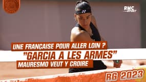 Roland-Garros : "Garcia a les armes pour aller au bout" soutient Mauresmo 