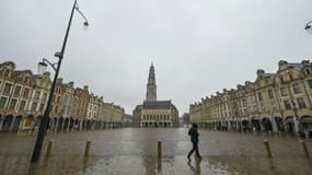 La place des Héros à Arras, dans le Pas-de-Calais, le 4 mars 2021 