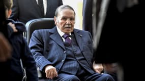 Le président algérien Abdelaziz Bouteflika, le 23 novembre 2017 à Alger, lors d'élections locales. 