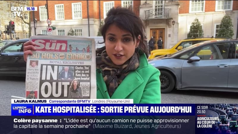Royaume-Uni: Kate Middleton est sortie de l'hôpital où elle a été opérée, d'après 