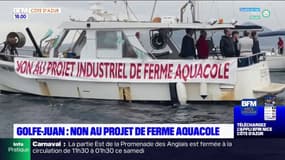 Cannes: manifestation de pêcheurs contre l'extension d'une ferme aquacole