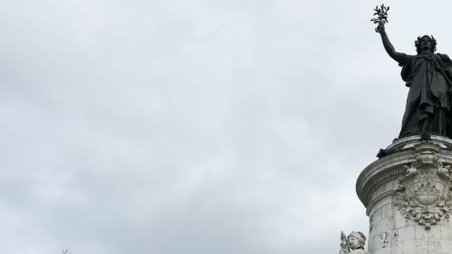 Place de la République à Paris, le 24 décembre 2015.