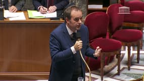 Sébastien Lecornu face aux députés à l'Assemblée nationale ce vendredi 31 octobre. 