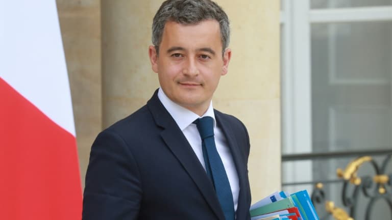 Gérald Darmanin à l'Elysée le 15 juillet 2020