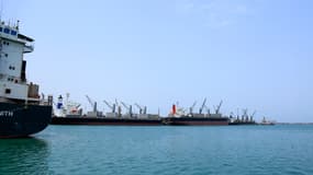 Le bateau avait été touché mercredi au large du port d'Hodeida, dans l'ouest du Yémen (illustration).