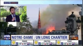 Notre-Dame de Paris: "on n'a pas imaginé une seule seconde sortir l'ensemble des grandes oeuvres", explique Antoine-Marie Préaut, conservateur régional, aux côtés des pompiers le soir de l'incendie