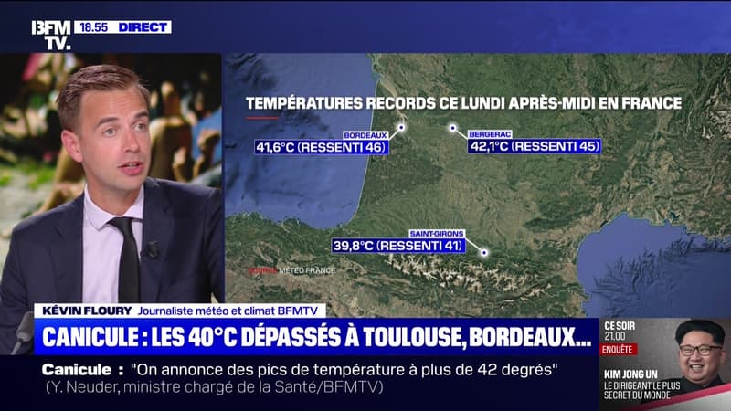 Story 4 : Canicule, les 40Â°C dÃ©passÃ©s Ã  Toulouse, Bordeaux... - 11/08