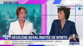 Ségolène Royal face à Ruth Elkrief (1/2)