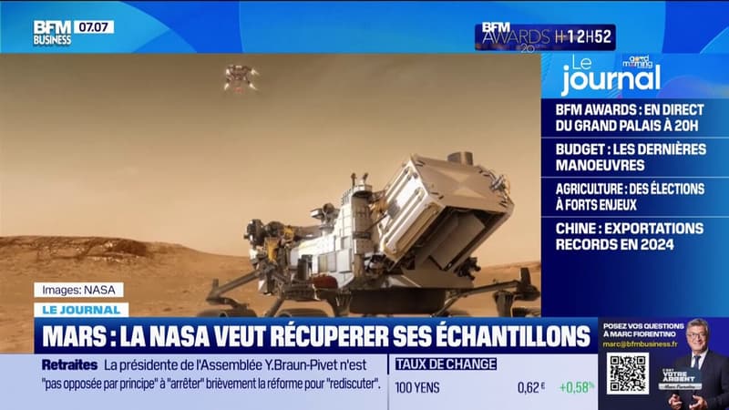 Mars : la Nasa veut récupérer ses échantillons