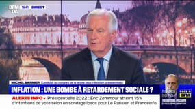 Michel Barnier (LR): "Moi président, je réinvestis et je relance la construction" de réacteurs nucléaires