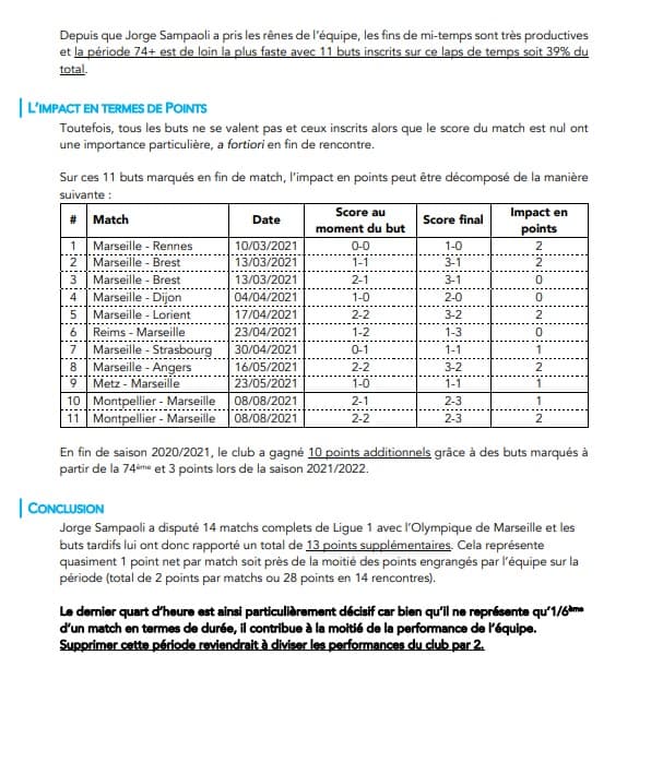 Le document de l'OM pour la commission de discipline 