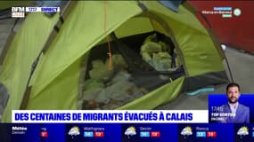 Calais: des centaines de migrants évacués