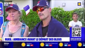 Rueil-Malmaison: les supporters rassemblés pour le départ des joueurs du XV de France