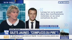 Nadine Morano (LR) sur la gestion de la crise des gilets jaunes par l'État: "Ce nouveau monde c'est le chaos"