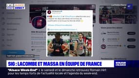 Basket: deux joueurs de la SIG Strasbourg qualifiés en équipe de France