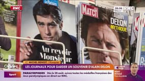 Alain Delon : les journaux pour garder un souvenir