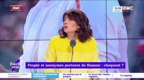 Le coup de gueule d'Estelle Denis sur les people qui portent la flamme olympique !